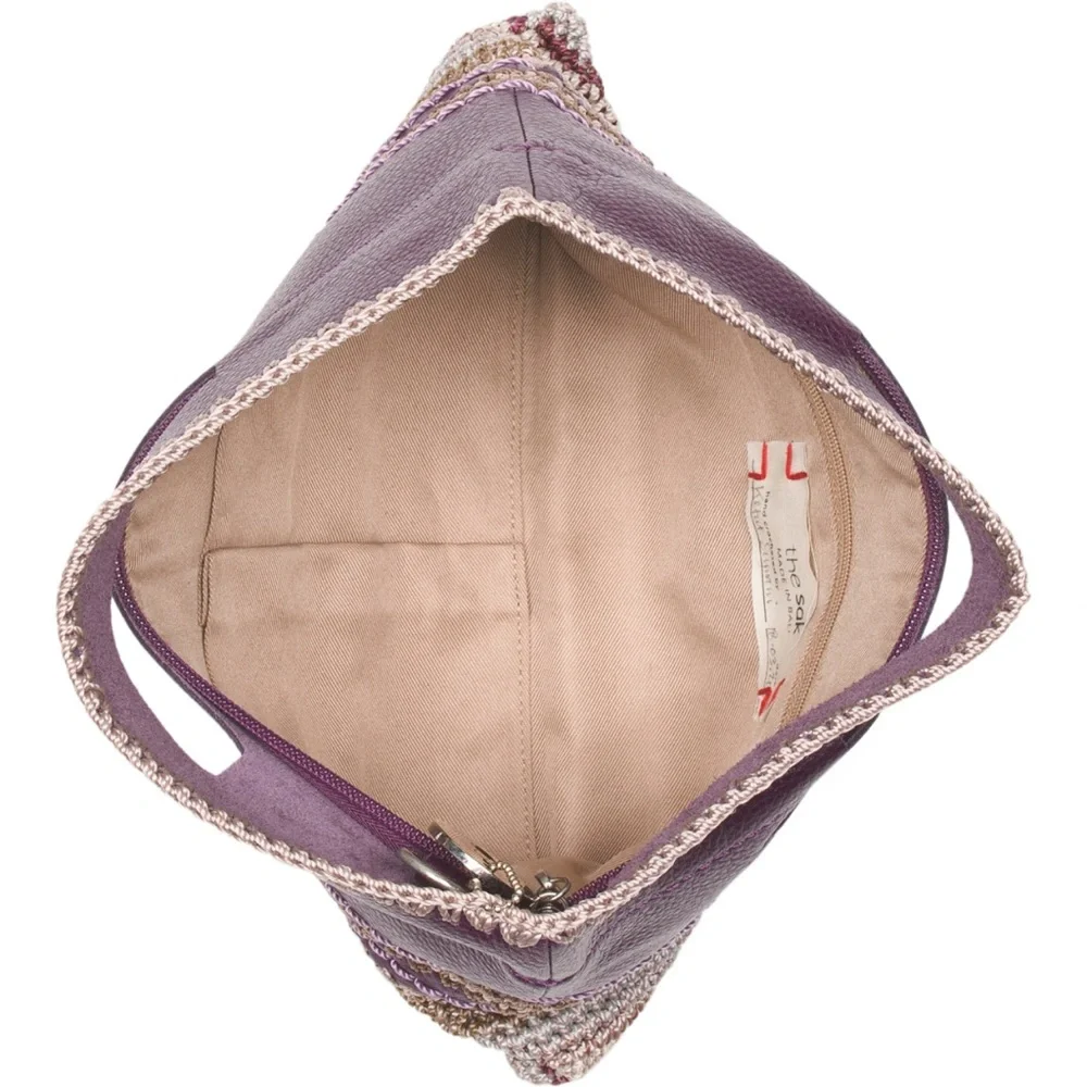 🎉LAST PIECE 🎉 THE SAK Handmade In Bali Leather Crochet Convertible Crossbody‎